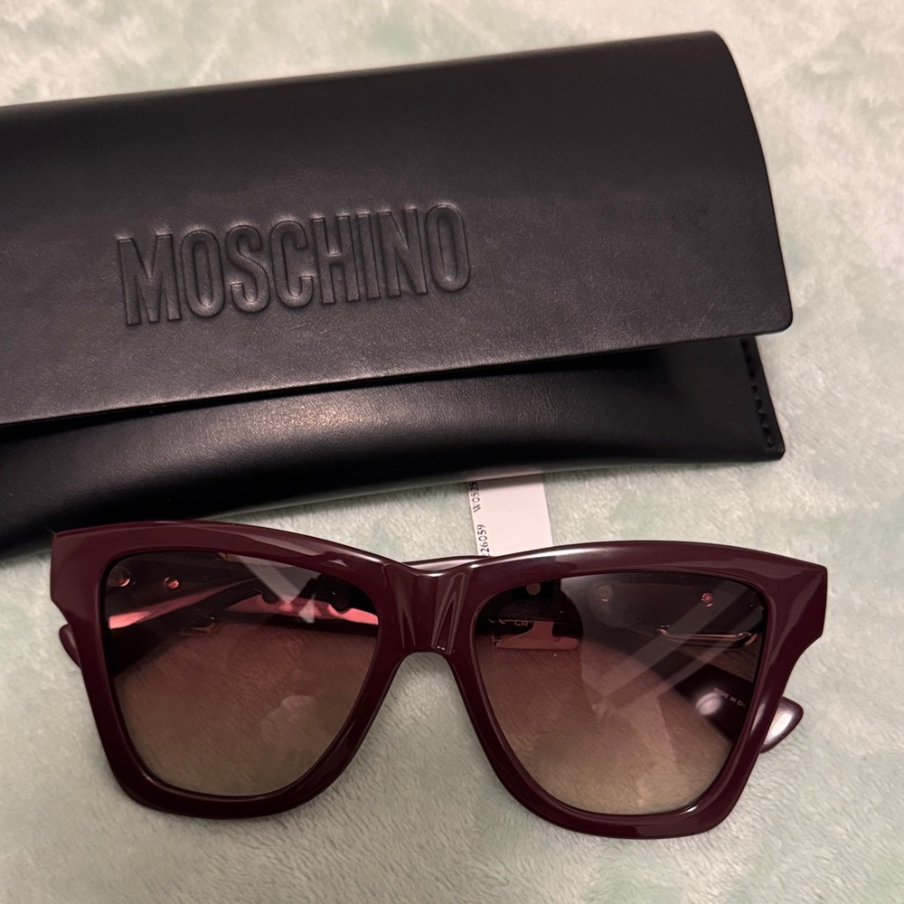 Moschino Deep Red Sunglasses